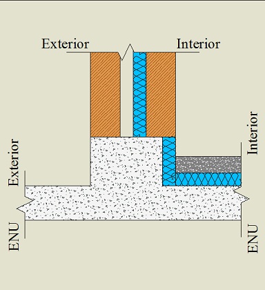 Com PTP e laje isoladas pelo interior